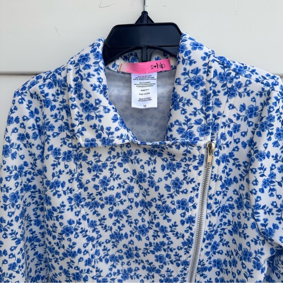 Girls 2Hip Floral Party Dress and Jacket Set NWOT - Picture 6 of 11